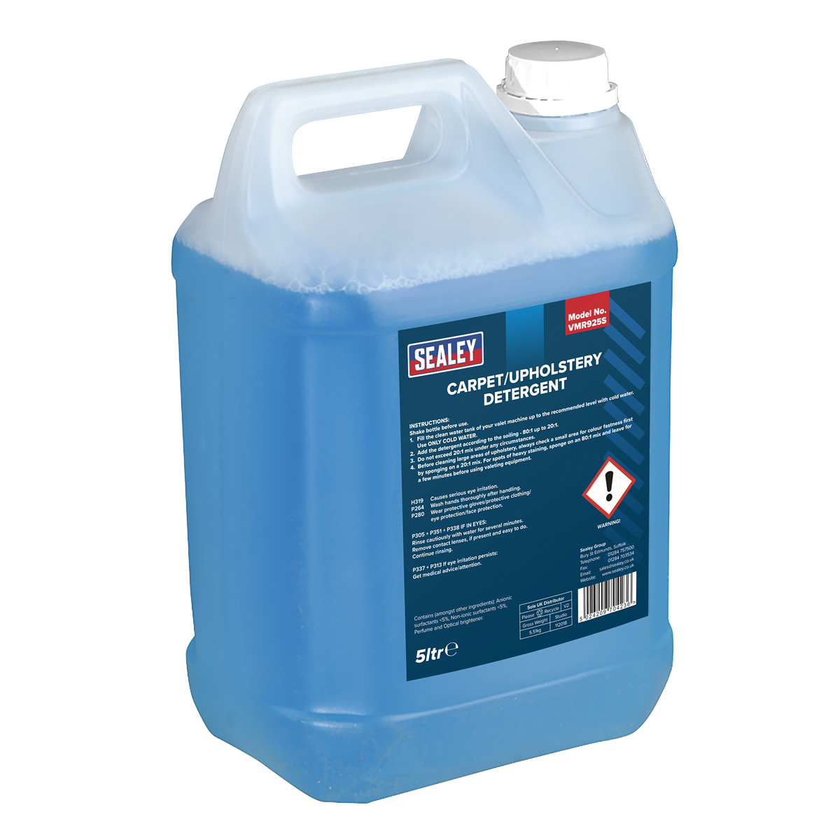 Sealey Carpet/Upholstery Detergent 5L