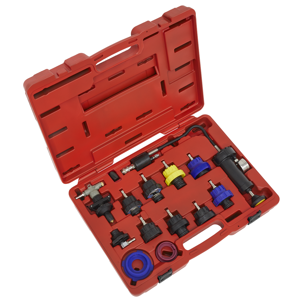 Sealey Cooling System Pressure Test Kit 13pc