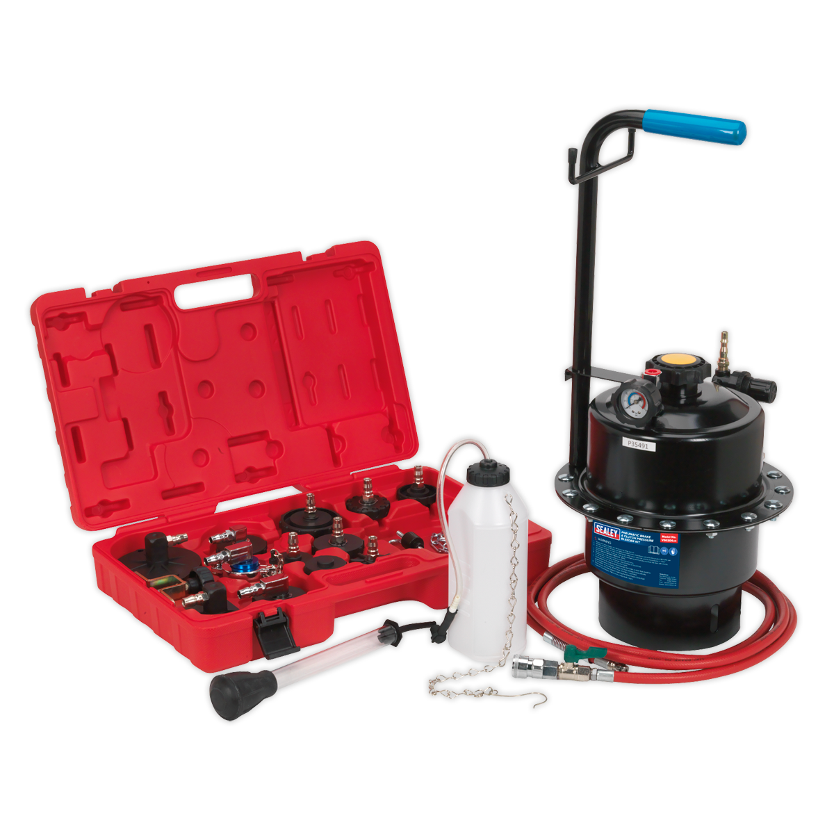 Sealey Pneumatic Brake & Clutch Pressure Bleeder Kit VS0204