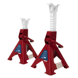 Sealey Axle Stands (Pair) 3 Tonne Capacity per Stand Ratchet Type