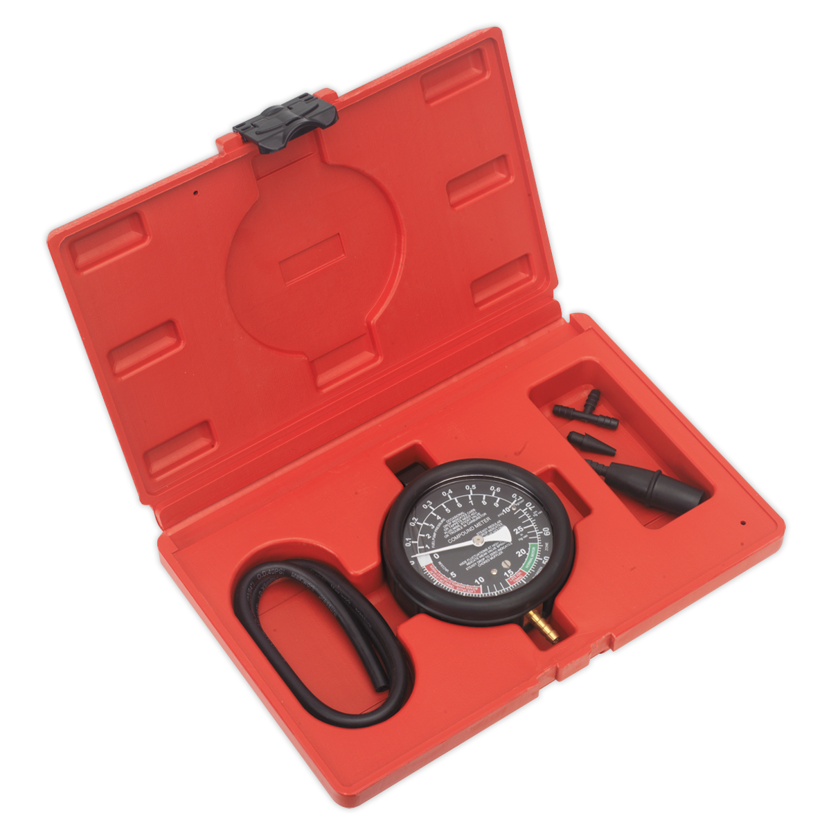 Sealey Vacuum & Fuel Pump Pressure Test Gauge Set