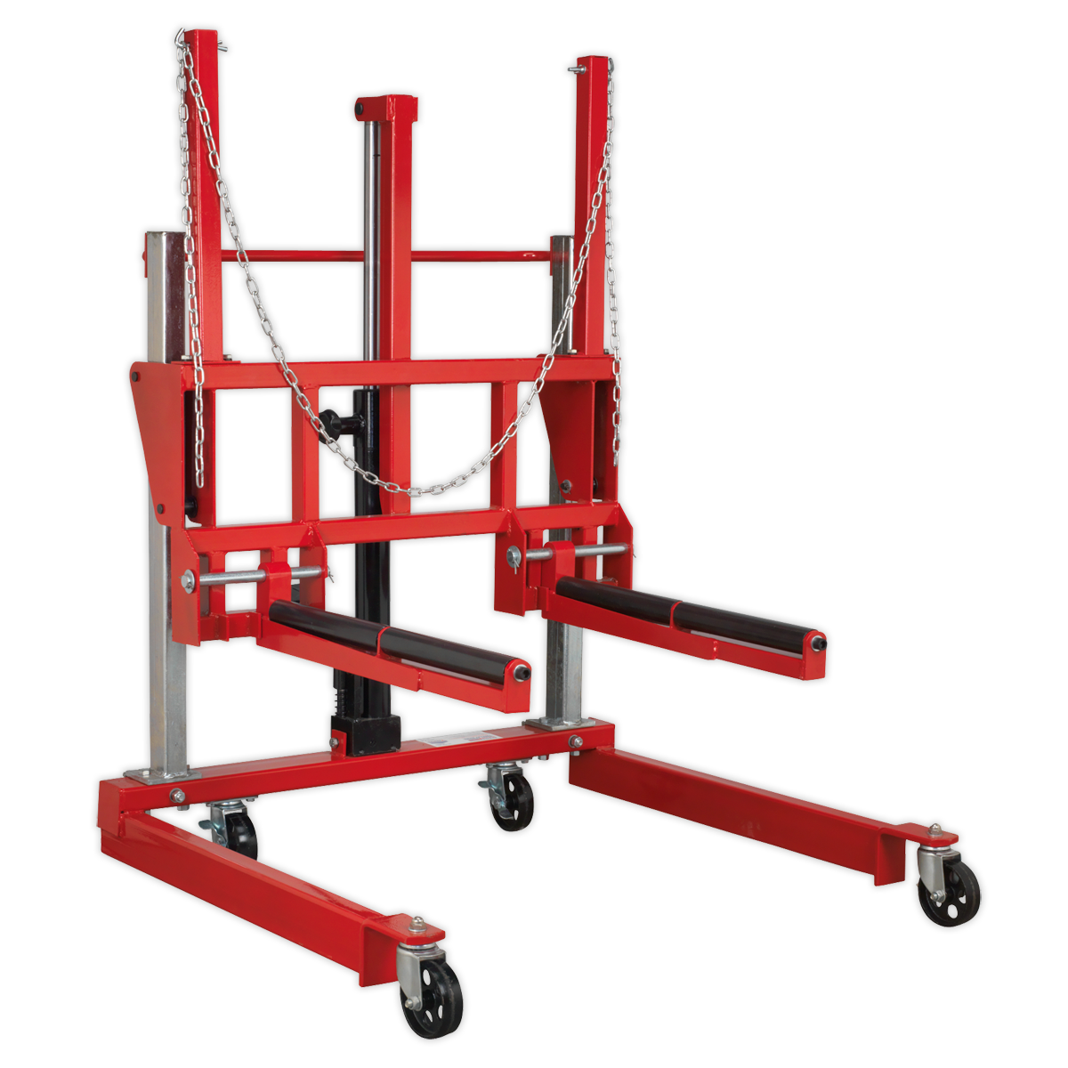 Sealey Wheel Removal Trolley 500kg Adjustable Width