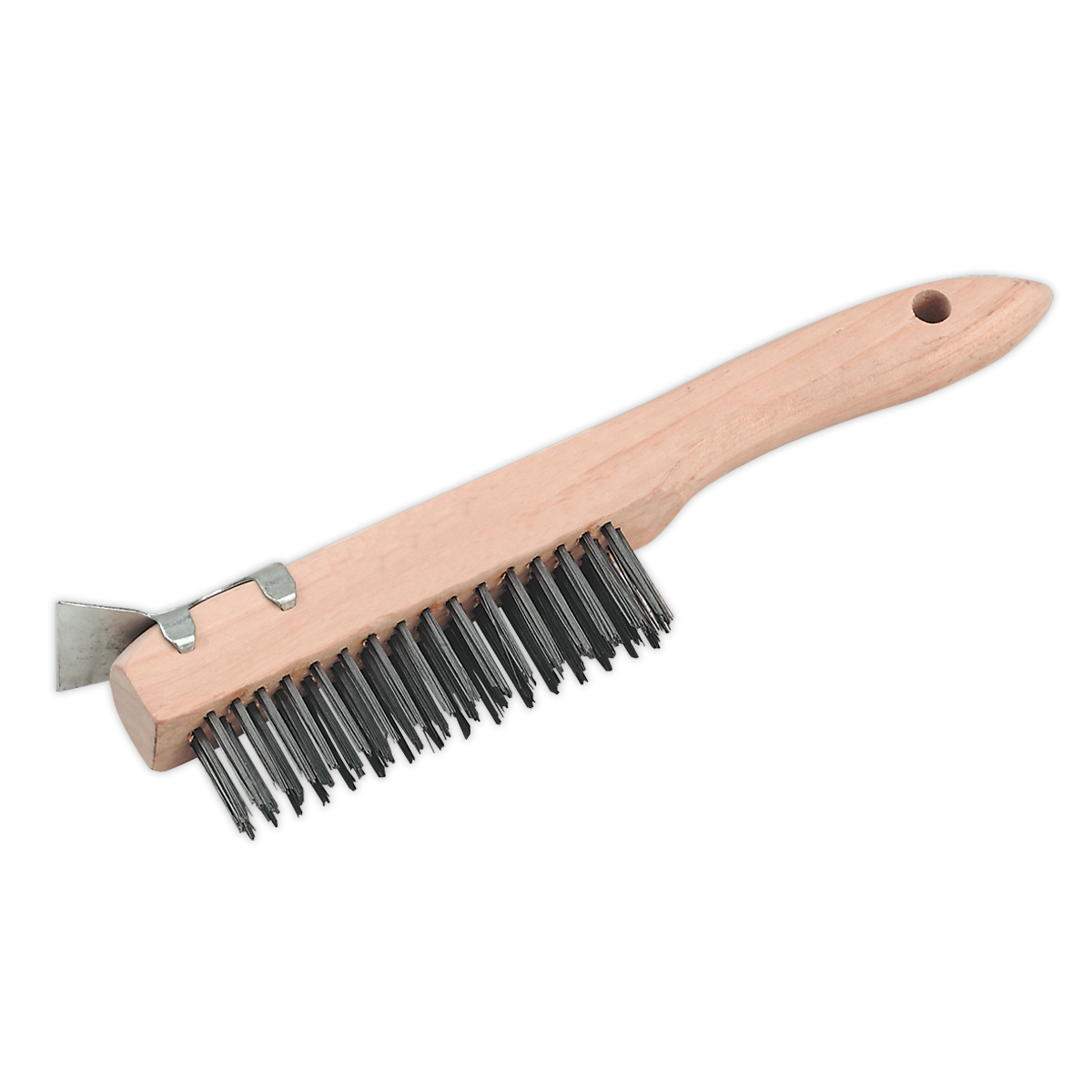 Sealey Wire Brush with Steel Fill & Scraper 260mm