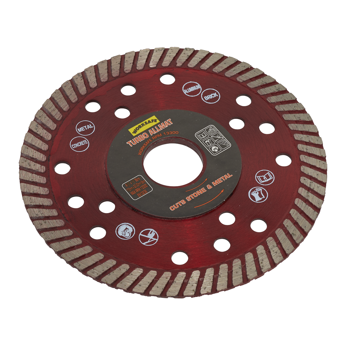 Sealey Turbo Allmat Diamond Blade Ø115 x Ø22mm