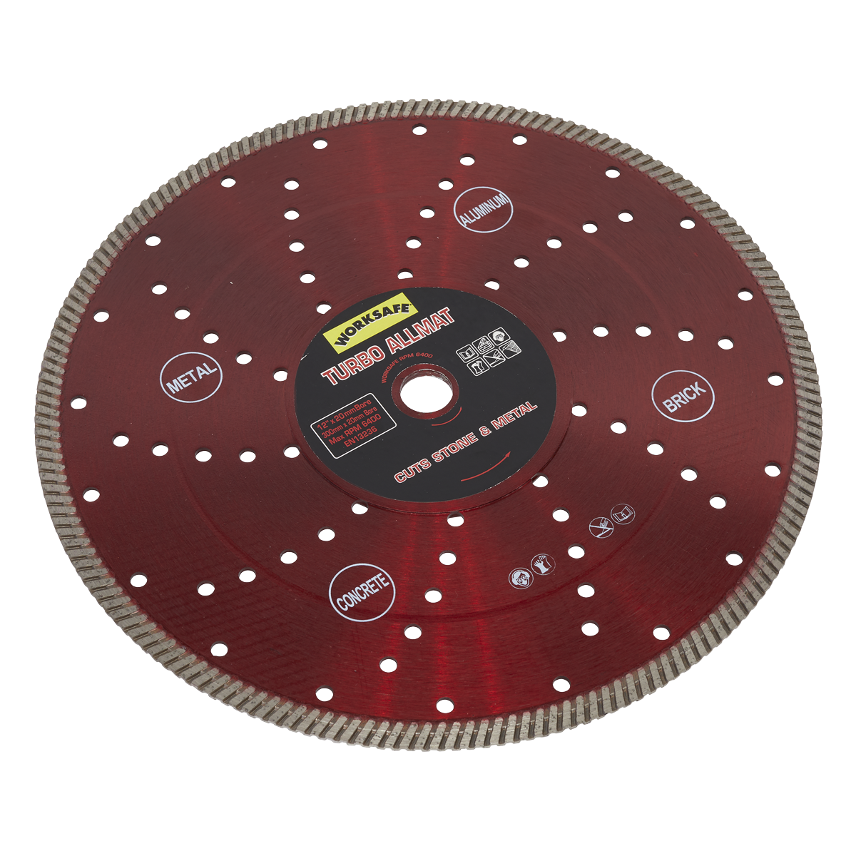 Sealey Turbo Allmat Diamond Blade Ø300 x Ø20mm