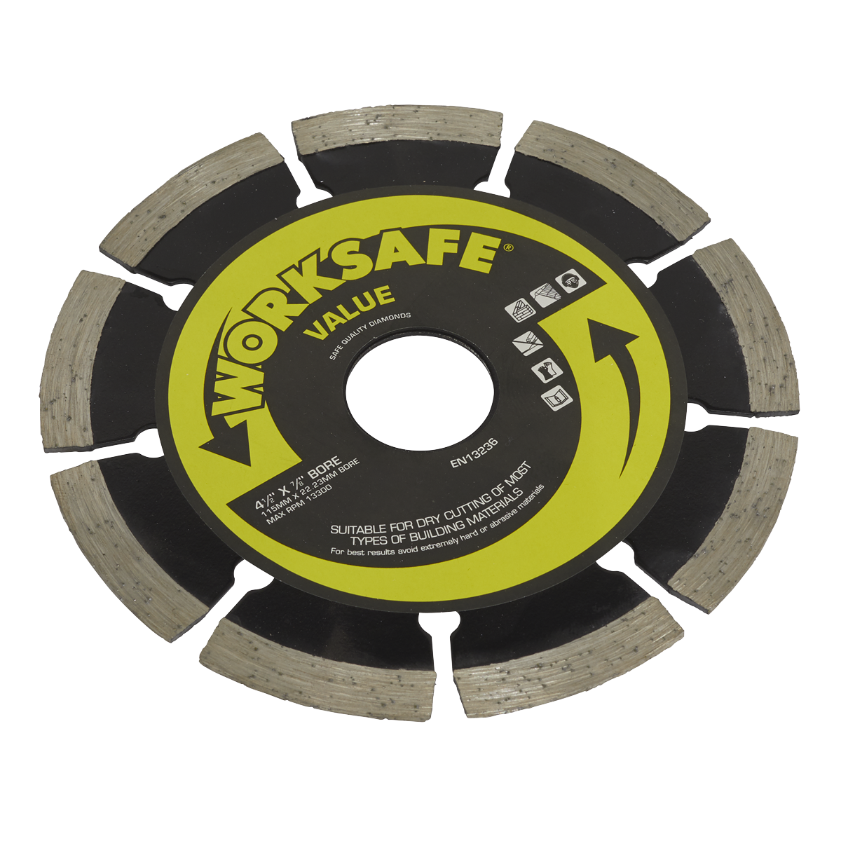 Sealey Ø115 x Ø22mm Value Diamond Blade