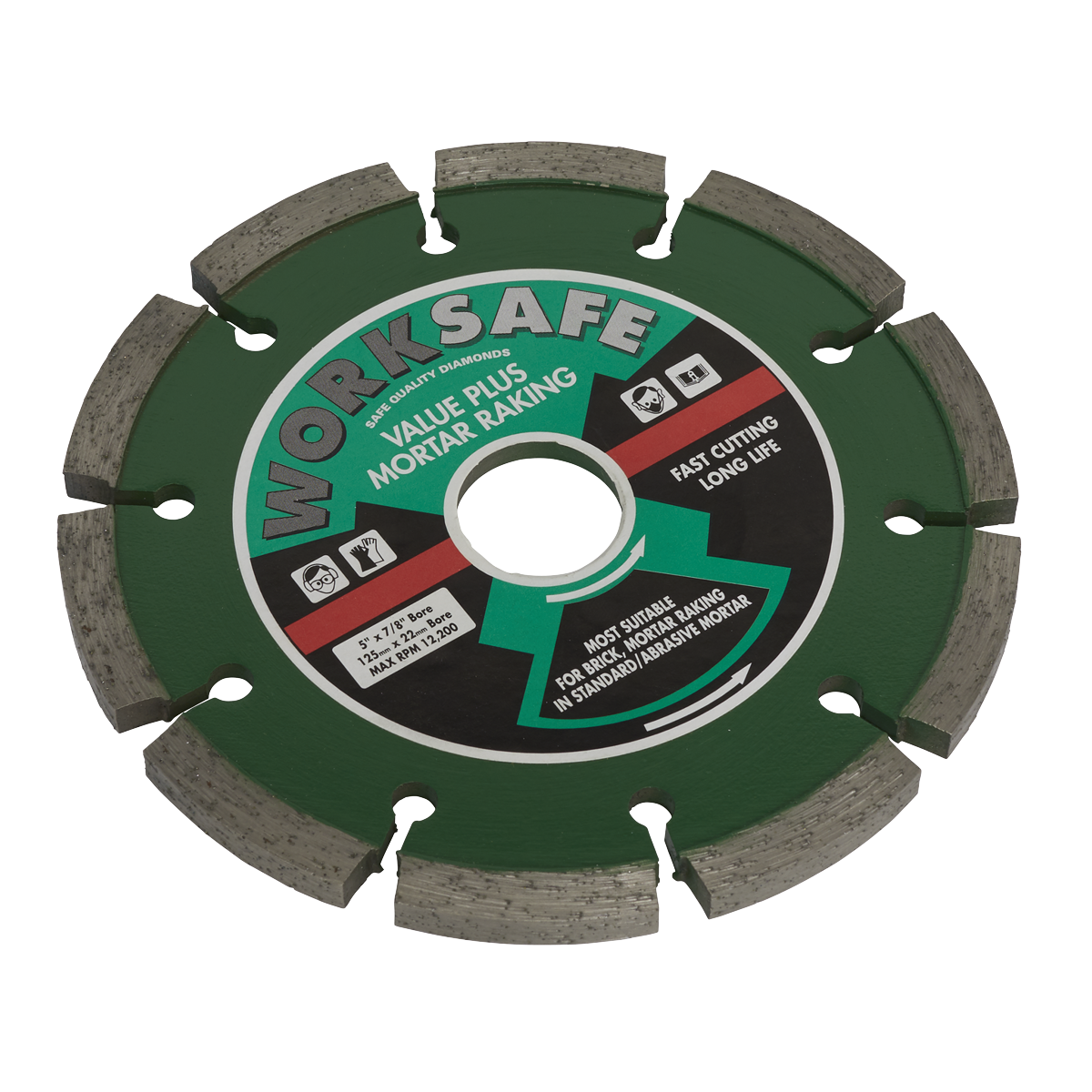 Sealey Value Plus Diamond Blade Ø125 x 22mm