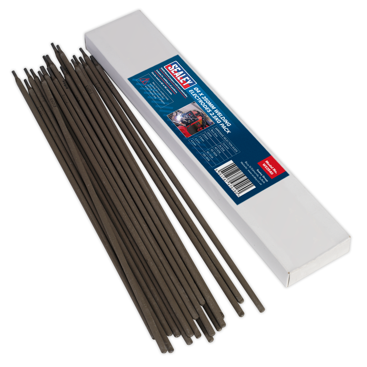 Sealey Welding Electrodes Ø4 x 350mm 2.5kg Pack