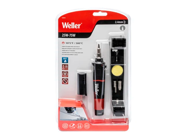 Weller Cordless Butane Soldering Iron & Heat Tool Kit 25W-75W