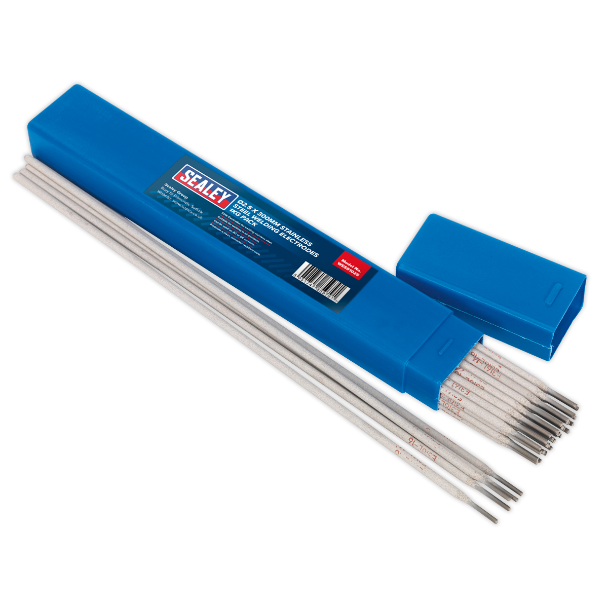 Sealey Welding Electrodes Stainless Steel Ø2.5 x 300mm 1kg Pack