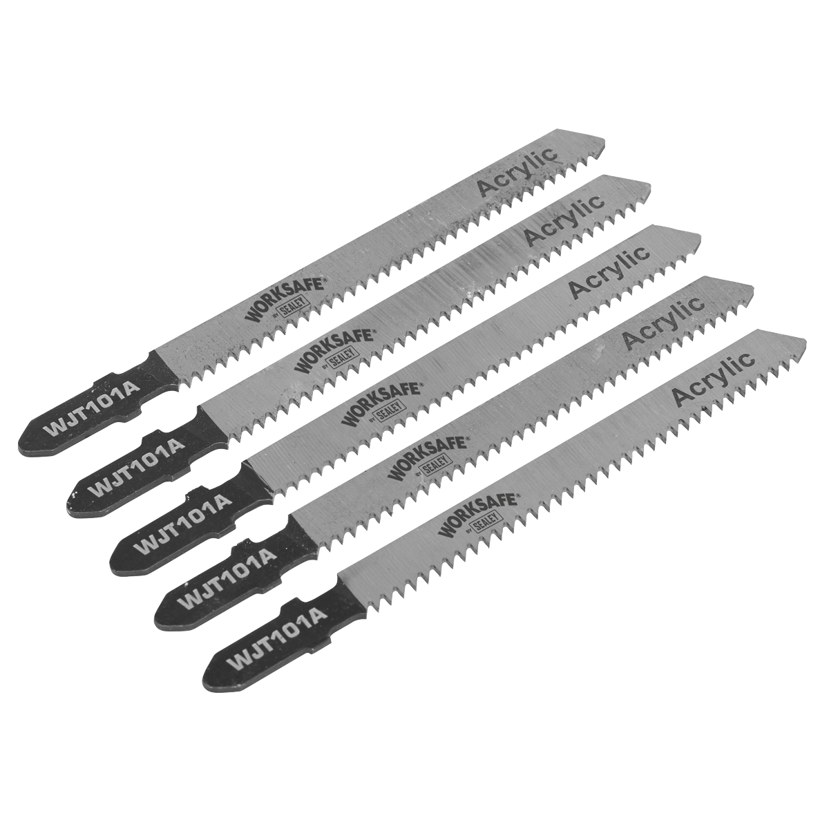 Sealey Jigsaw Blade Metal 75mm 12tpi - Pack of 5 WJT101A