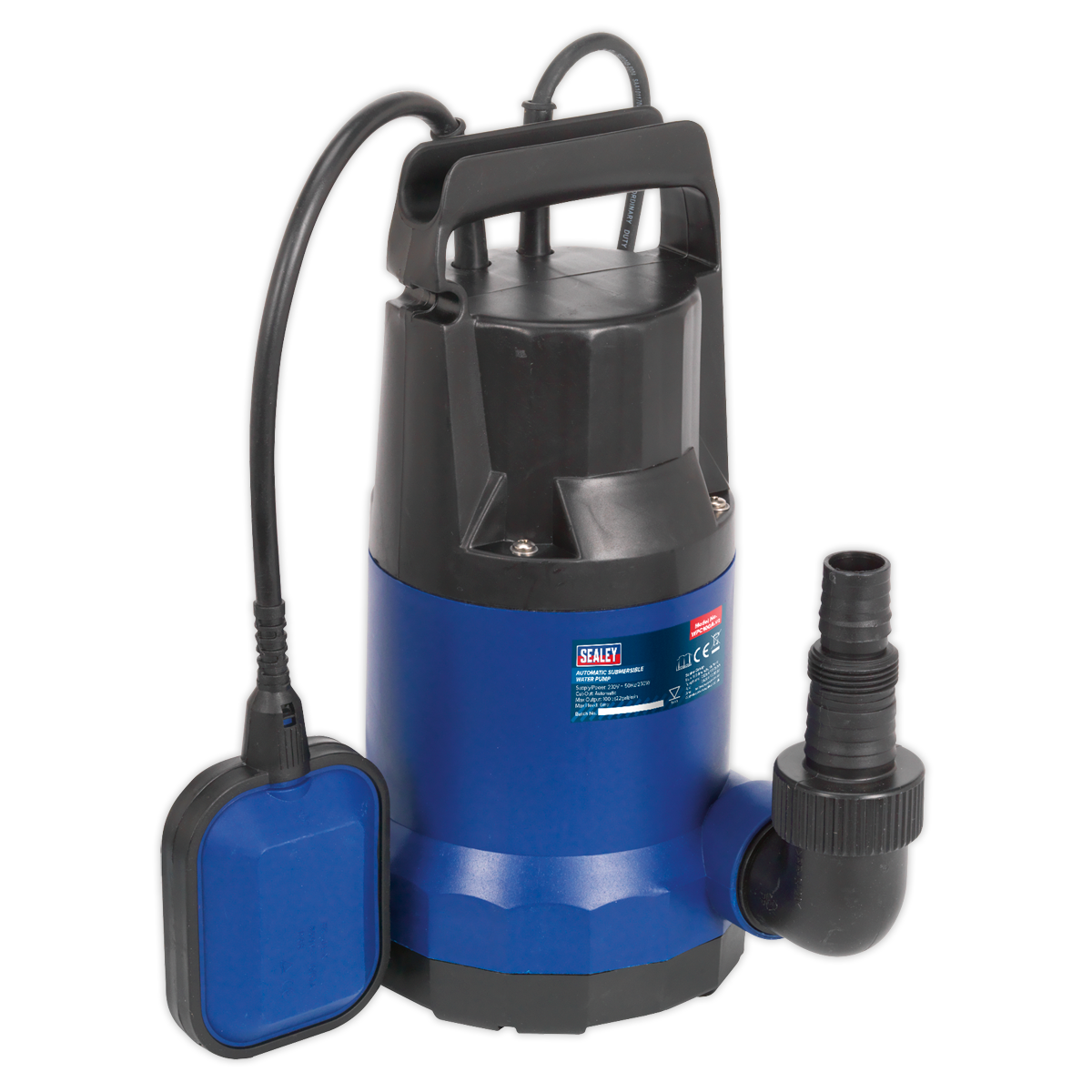 Sealey Submersible Water Pump Automatic 100L/min 230V WPC100A