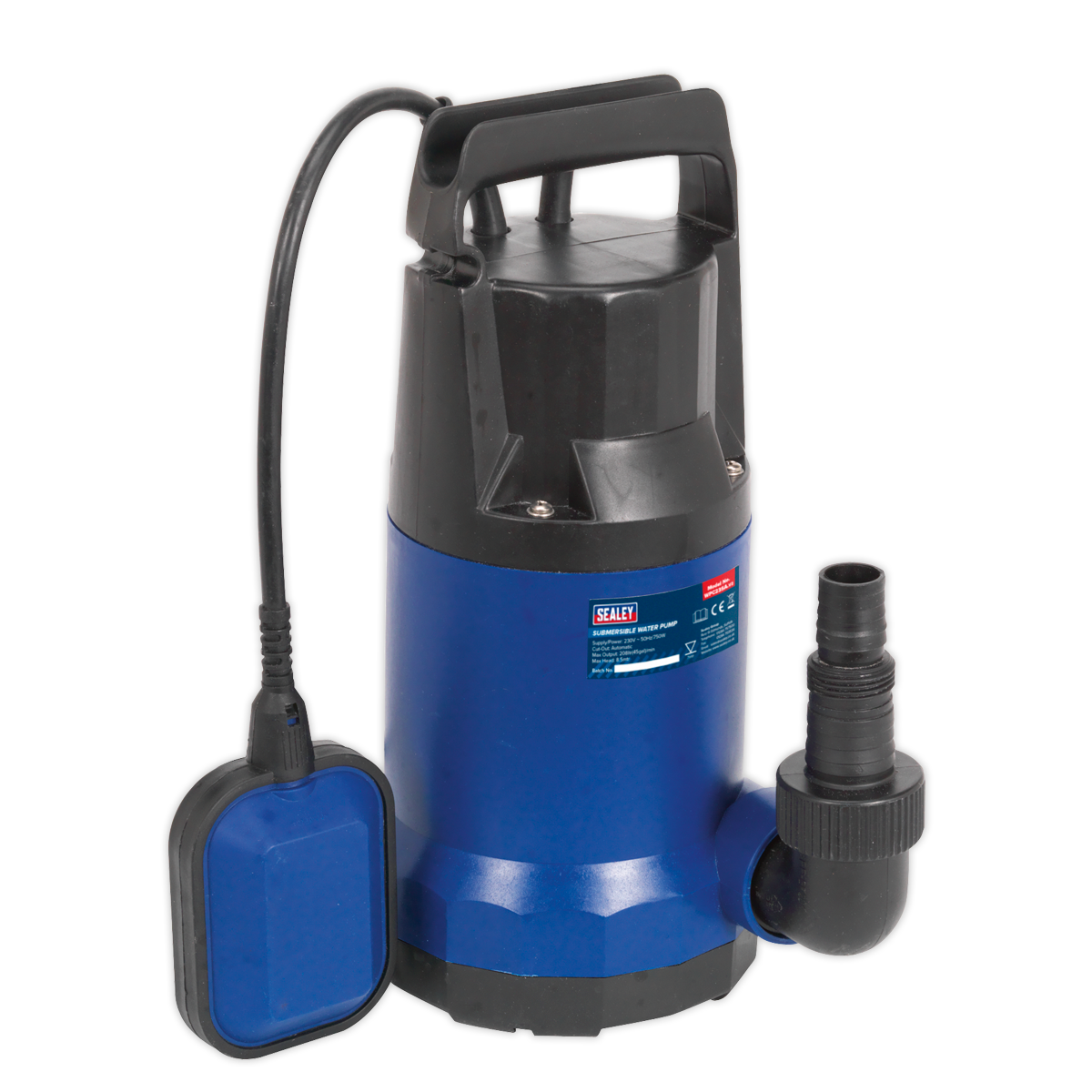 Sealey Submersible Water Pump Automatic 208L/min 230V