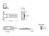 Yale Locks P117 Ventilation Window Lock White Finish Pack of 1