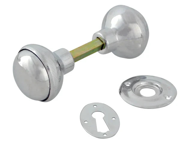 Yale Locks P405 Rim Knob Chrome Finish