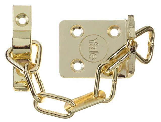 Yale Locks WS6 Security Door Chain - Electro Brass Finish