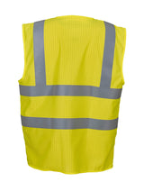 Yoko Hi-Vis 2-Band-And-Braces Waistcoat - Yellow