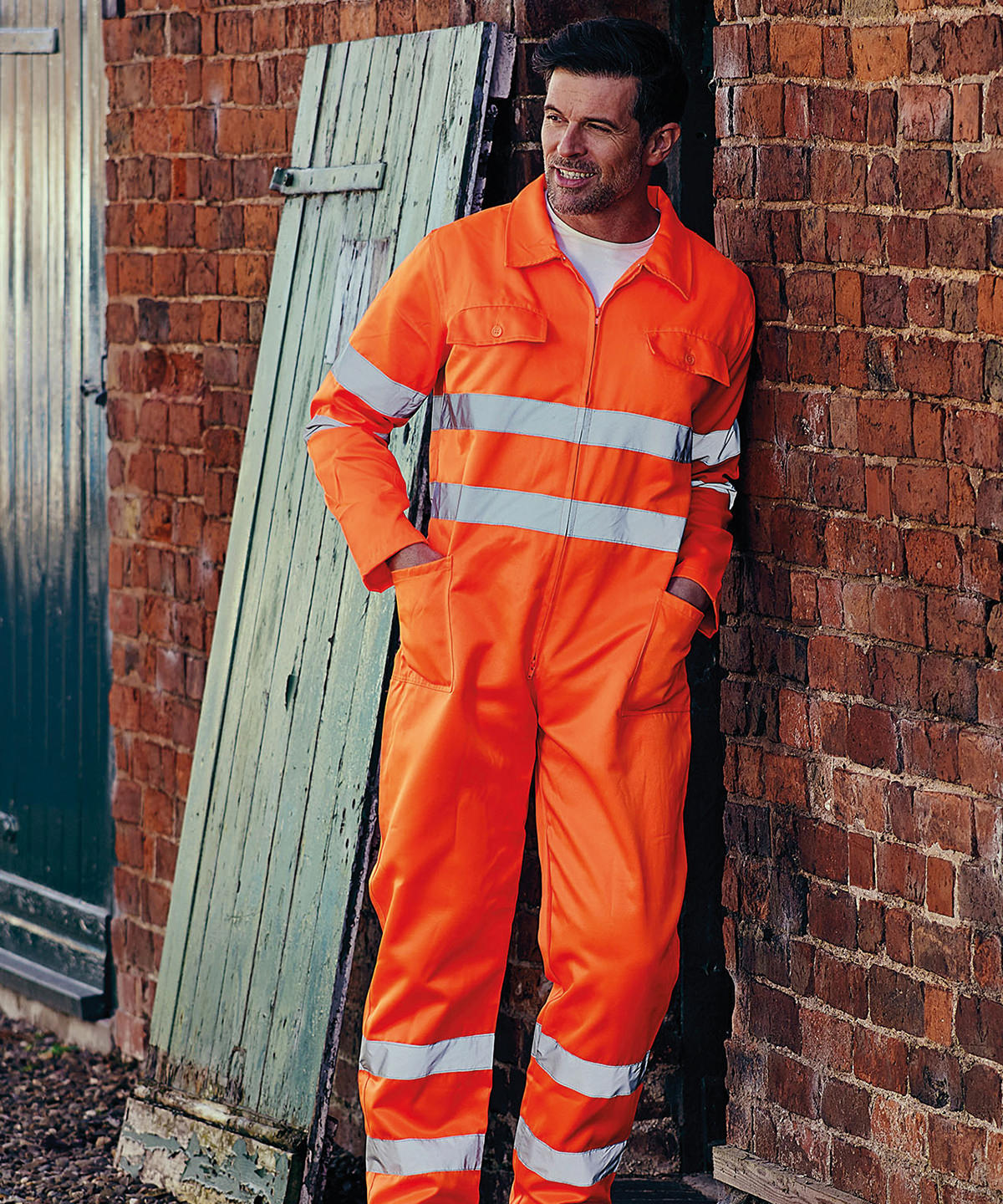 Yoko Hi-Vis Polycotton Coverall