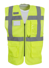 Yoko Hi-Vis Top Cool Open-Mesh Executive Waistcoat