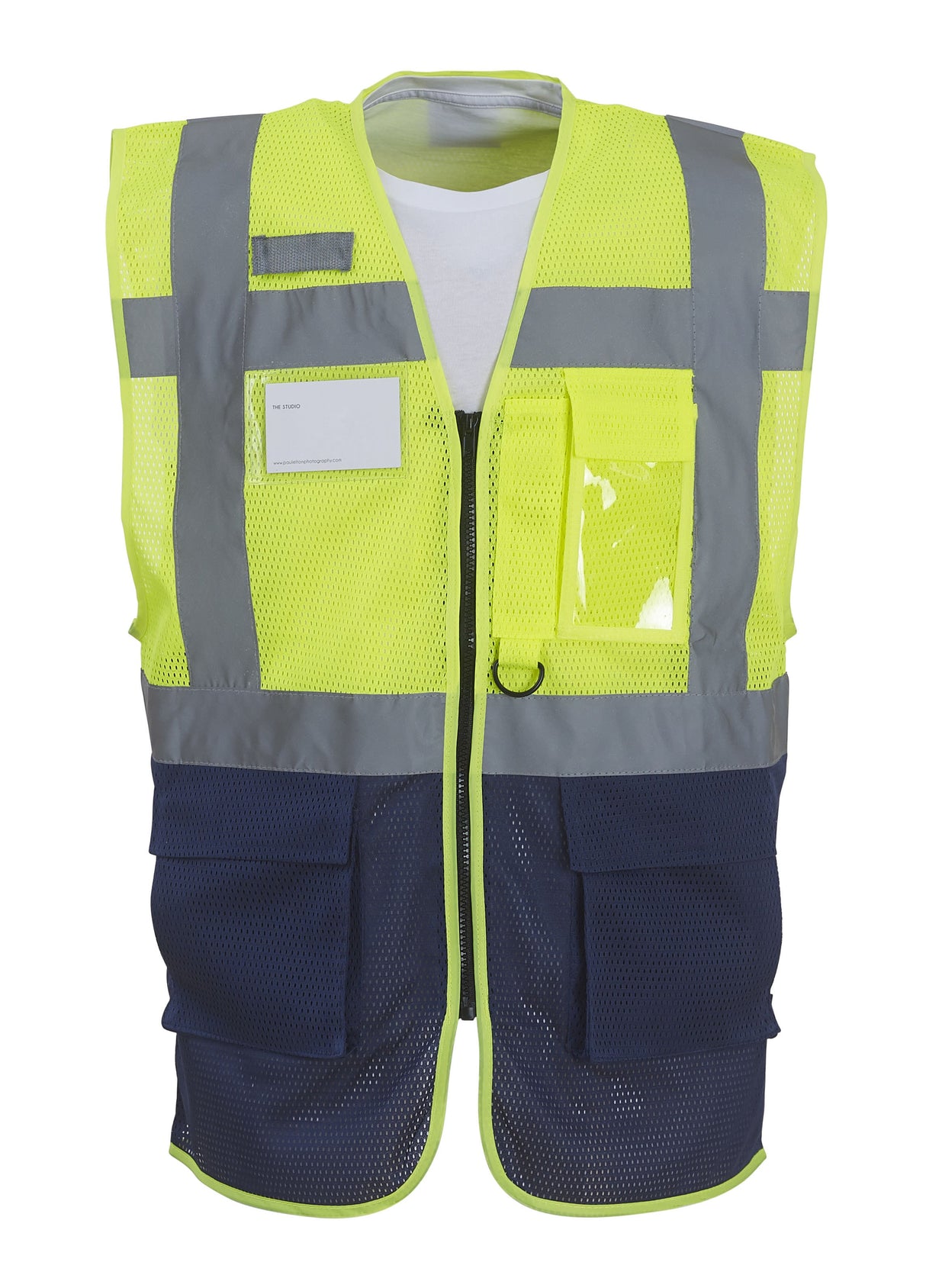 Yoko Hi-Vis Top Cool Open-Mesh Executive Waistcoat