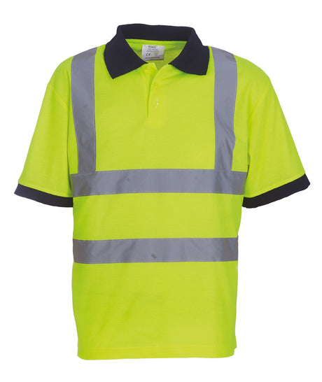 Yoko Hi-Vis Short Sleeve Polo