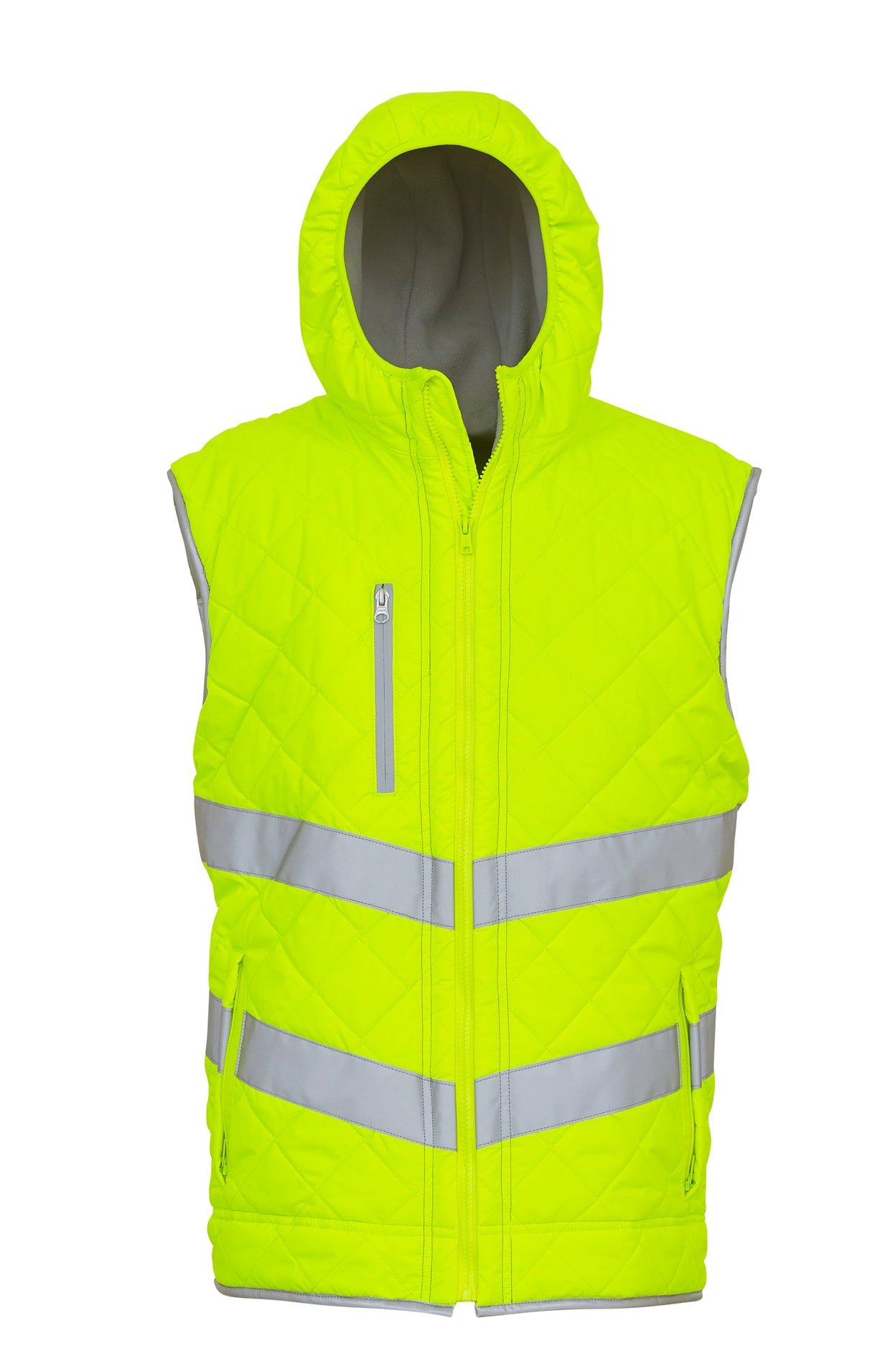 Yoko Hi-Vis Kensington Hooded Gilet