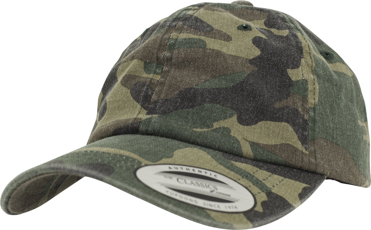 Flexfit By Yupoong Low-Profile Camo Washed Cap (6245Cw)