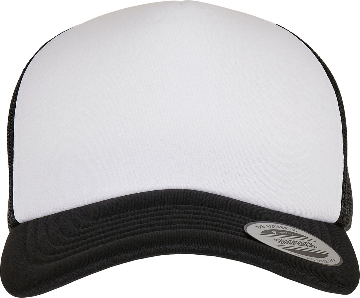 Flexfit By Yupoong Yp Classics® Curved Foam Trucker Cap  White Front (6320W)