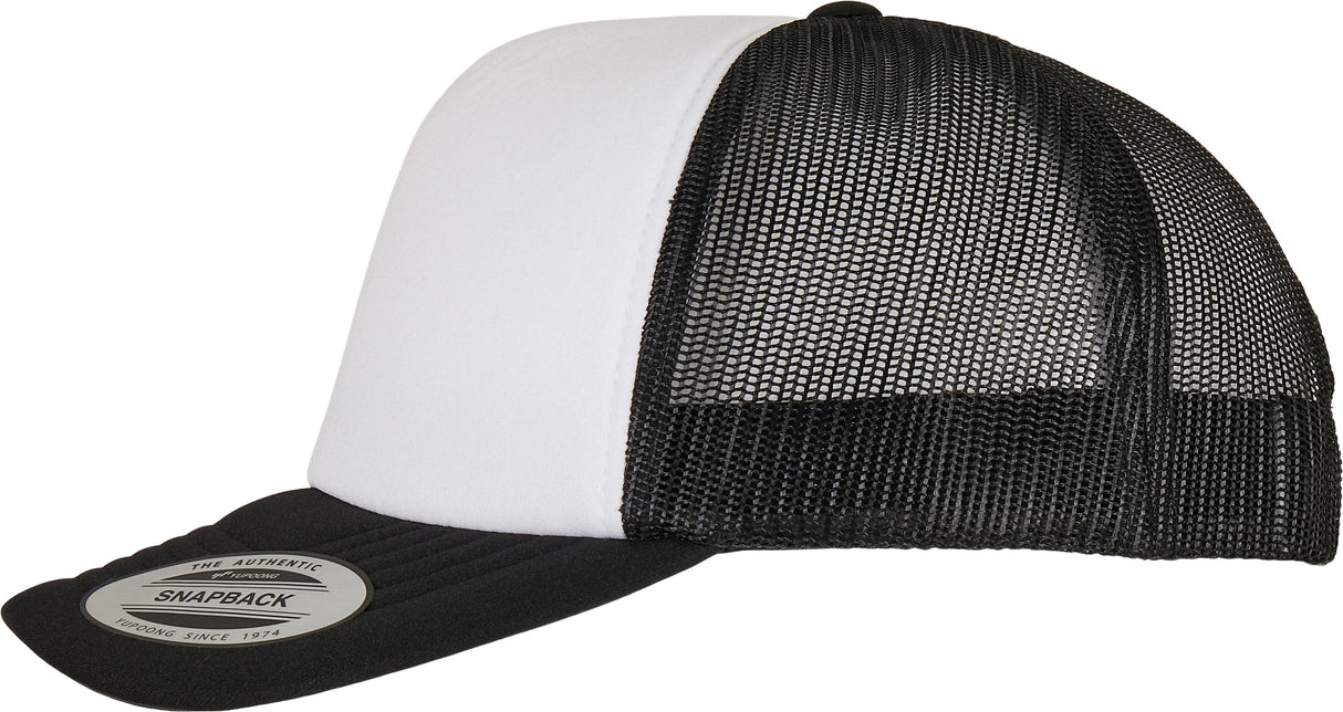 Flexfit By Yupoong Yp Classics® Curved Foam Trucker Cap  White Front (6320W)