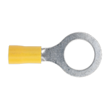 Sealey Easy-Entry Ring Terminal Ø13mm (1/2") Yellow Pack of 100