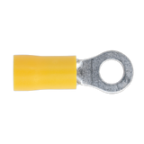 Sealey Easy-Entry Ring Terminal Ø5.3mm (2BA) Yellow Pack of 100