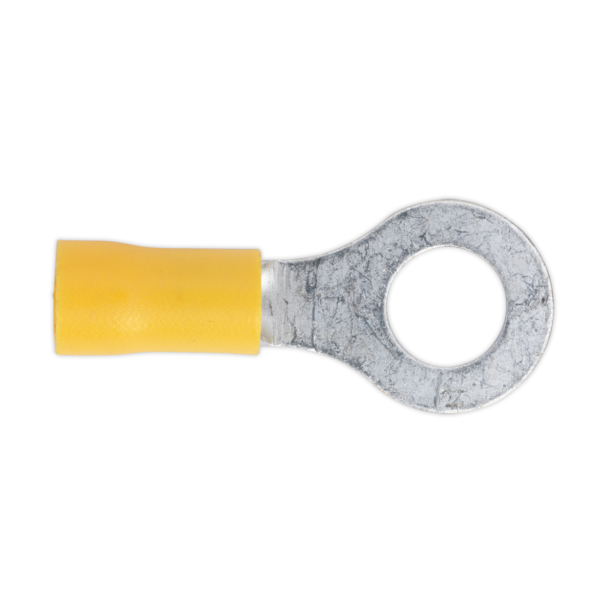 Sealey Easy-Entry Ring Terminal Ø8.4mm (5/16") Yellow Pack of 100
