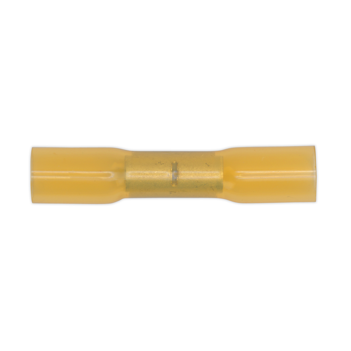 Sealey Heat Shrink Butt Connector Terminal Ø6.8mm Yellow Pack of 50