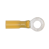 Sealey Heat Shrink Ring Terminal Ø8.4mm Yellow Pack of 25