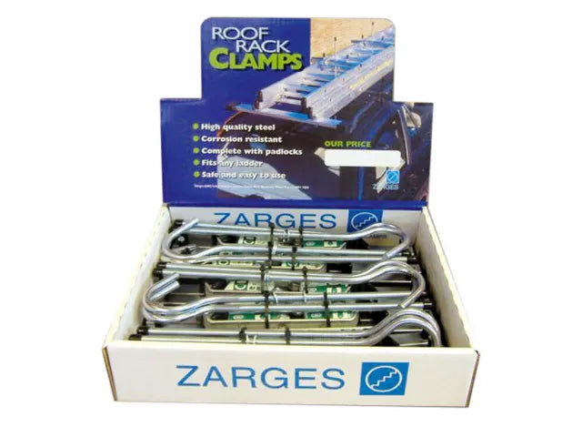 Zarges Roof Rack Clamps Display (5 Pairs)