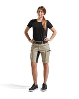 Blaklader Women's Service Shorts with Stretch 7149 #colour_stone-black