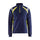 Blaklader Sweatshirt with Half Zip 3432 #colour_navy-blue-hi-vis-yellow