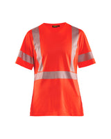 Blaklader Women's Hi-Vis T-Shirt 3336 #colour_red-hi-vis