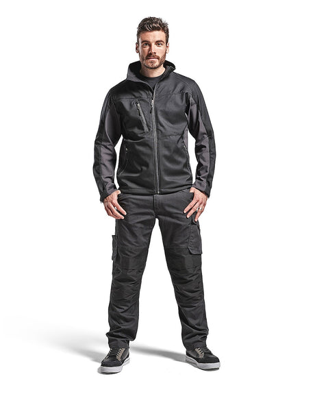 Blaklader Softshell Jacket 4950 #colour_black-dark-grey