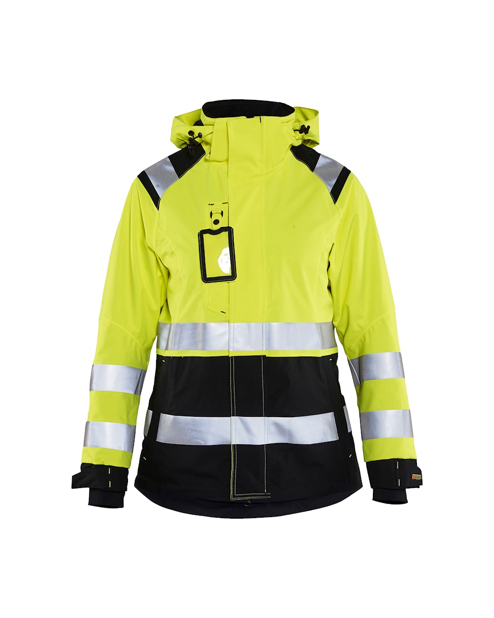 Blaklader Women's Hi-Vis Shell Jacket 4904 #colour_hi-vis-yellow-black