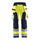 Blaklader Women's Hi-Vis Trousers 7156 #colour_hi-vis-yellow-navy-blue