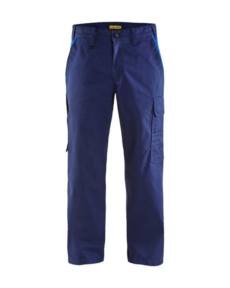 Blaklader Industry Trousers 14041800 - Navy blue/Cornflower blue #colour_navy-blue-cornflower-blue