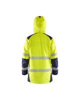 Blaklader Winter Parka Hi-Vis 4457 #colour_hi-vis-yellow-navy-blue