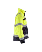 Blaklader Multinorm Winter Jacket 4069 #colour_hi-vis-yellow-navy-blue