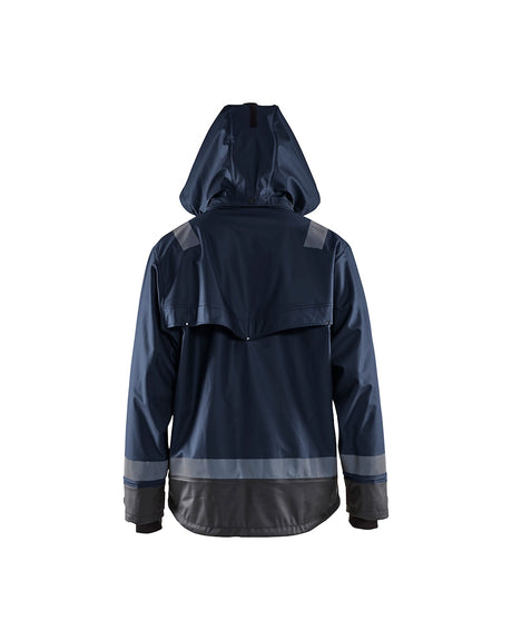 Blaklader Rain Jacket Level 2 4322 #colour_dark-navy-black