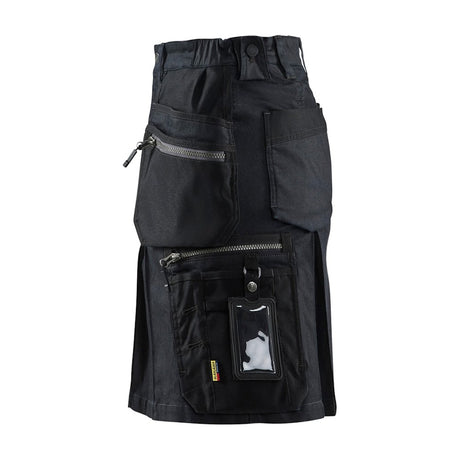 Blaklader Women's Craftsman Skirt with Stretch 7180 #colour_navy-blue-black