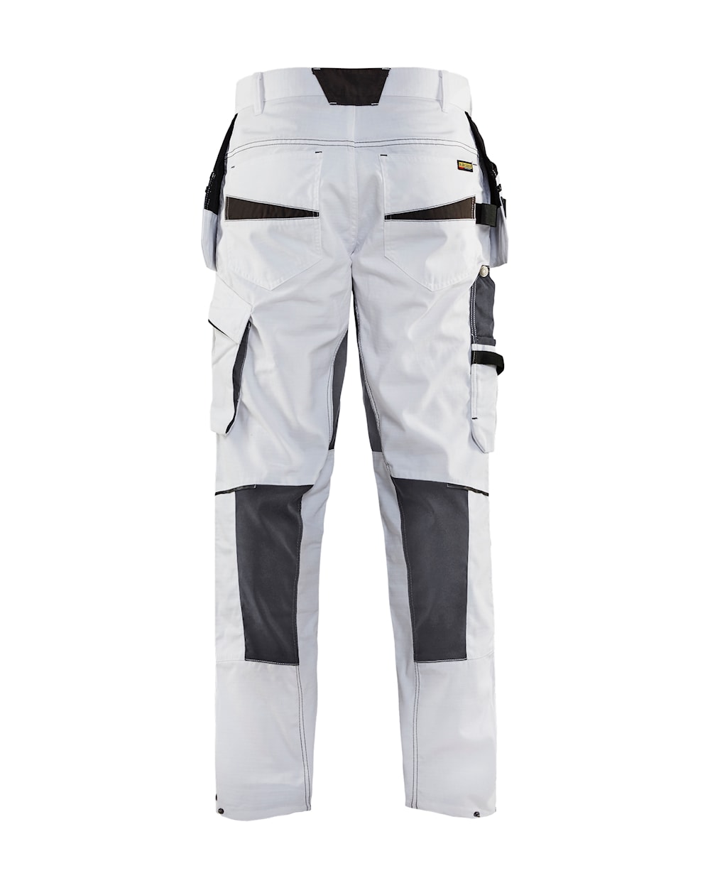 Blaklader Painters Trousers with Stretch 1096 #colour_white-dark-grey