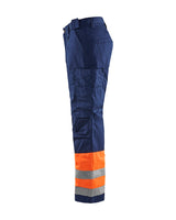 Blaklader Hi-Vis Winter Trousers 1862 - Hi-Vis Orange/Navy blue
