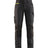 Blaklader Women's Service Trousers with Stretch 7195 #colour_black-hi-vis-yellow