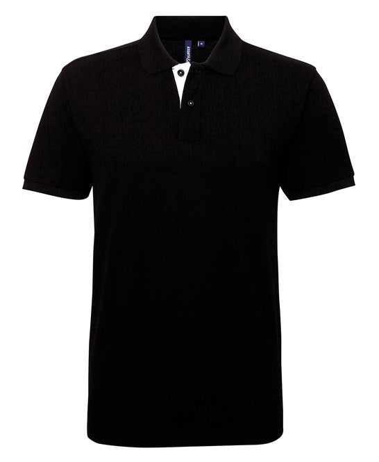 Asquith & Fox Men's Classic Fit Contrast Polo